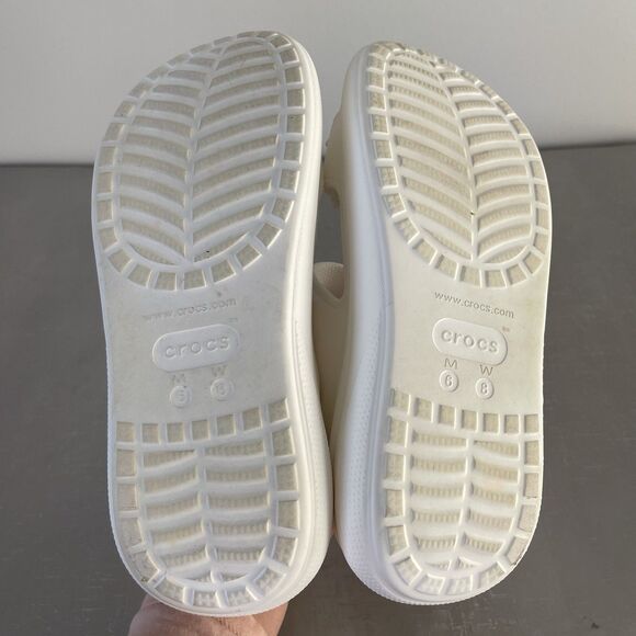 CROCS Classic Crush Platform Sandal Chunky Slides Mickey Minnie Disney Charms W8 - Picture 9 of 13